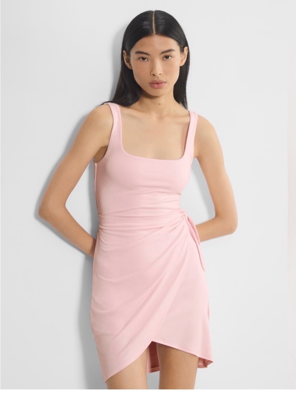 Aritzia Wilfred Saturn Mini Dress Poetic Pink 💗